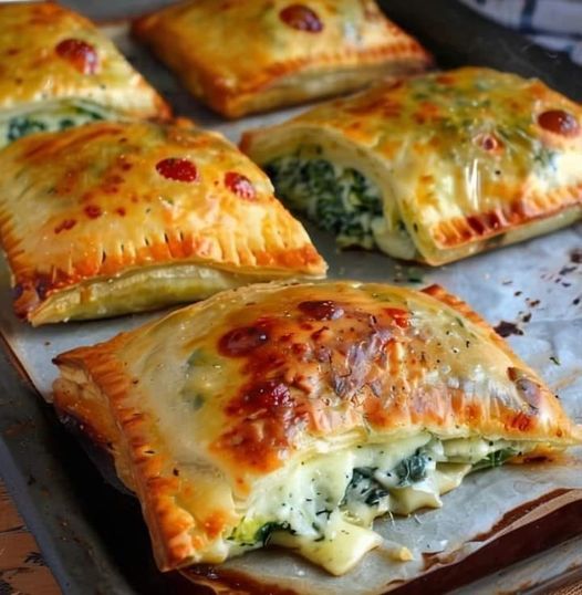 Air Fryer Spinach Stuffed Pastry