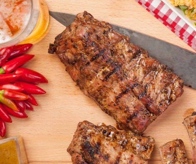 AIR FRYER DRY RUB RIBS