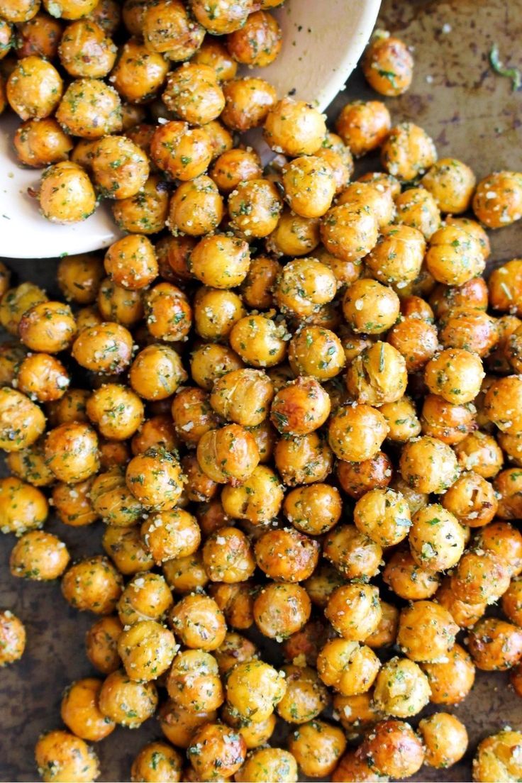 Air-Fryer Roasted Chickpeas