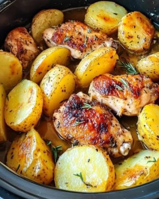 Slow Cooker Herb-Infused Chicken and Potatoes 🍗🥔: Tender, Flavorful & Perfect for Every Season (Plus Pro Tips for Monetization!)