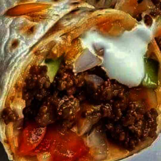 Cheesy Beef Burritos