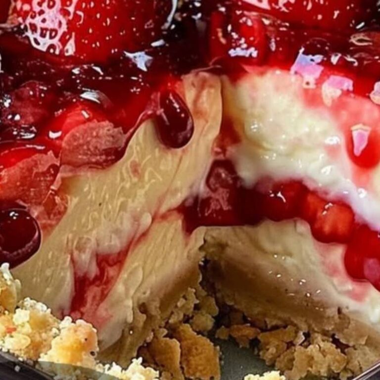 Strawberry Cheesecake Dump Cake