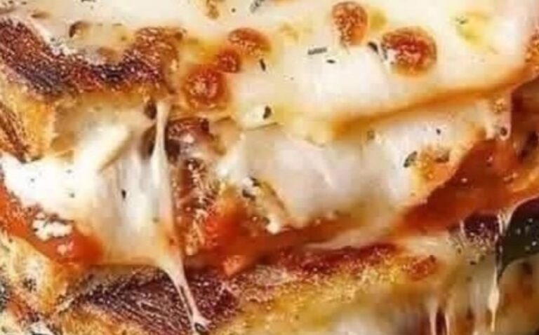 Chicken Parmesan grilled cheese