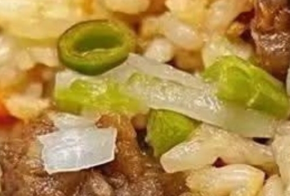 Fried Rice with Ground Beef and Vegetables