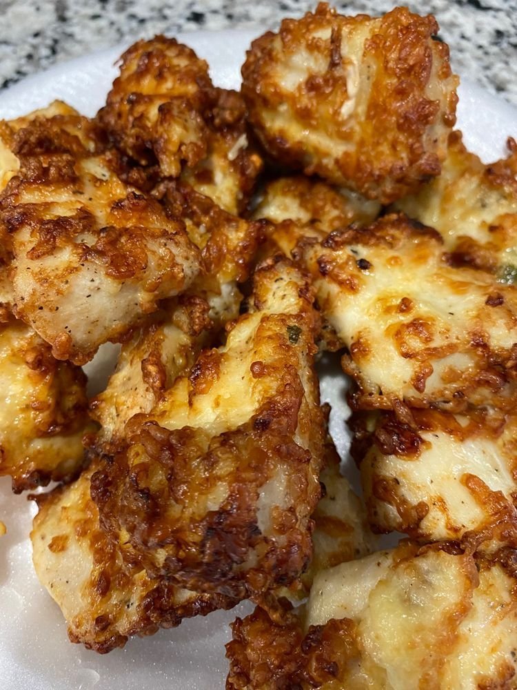 Parmesan crusted air fryer chicken tenders