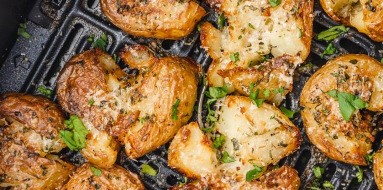 Air Fryer Smashed Potatoes