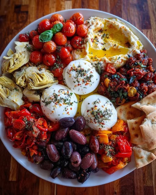 Mediterranean Burrata Plate