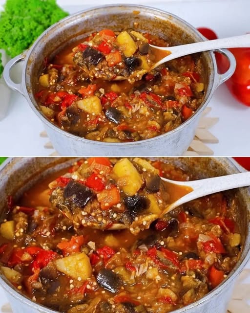 Bulgarian Eggplant Stew