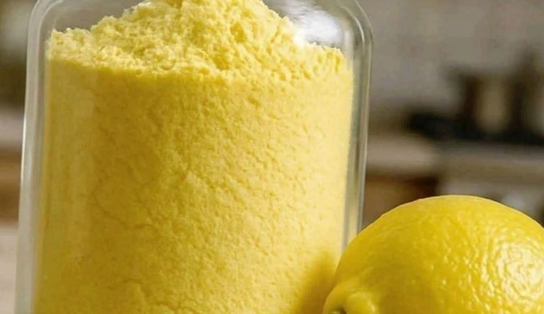 Making lemon powder is very easy: