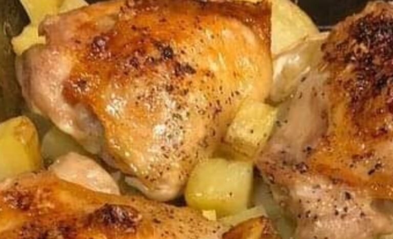 Garlic Roasted Chicken and Potatoes