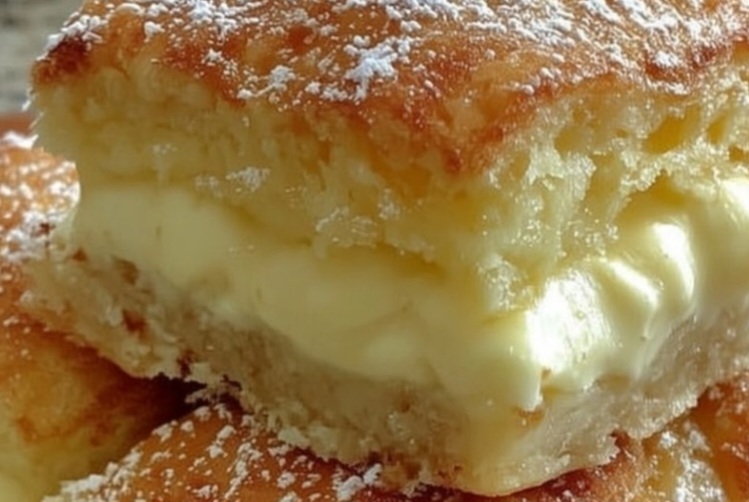 Vanilla Custard Cream Squares – A Timeless Dessert Delight