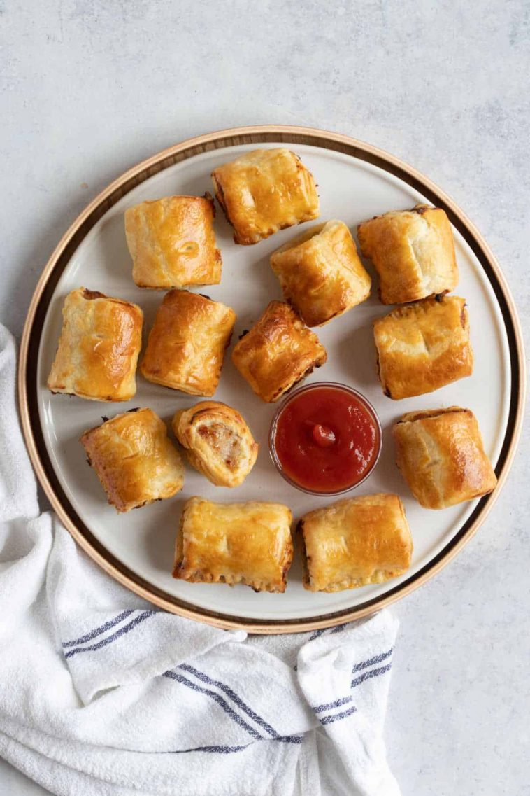 AIR FRYER SAUSAGE ROLLS