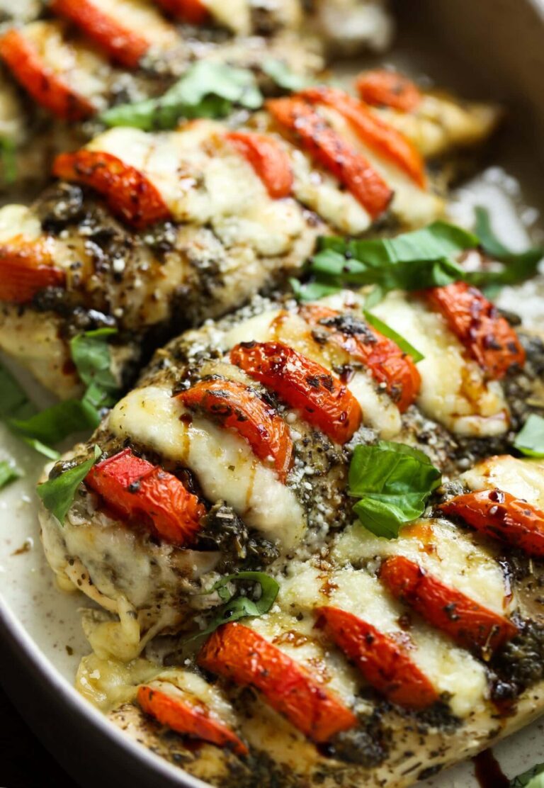 Air Fryer Caprese Chicken