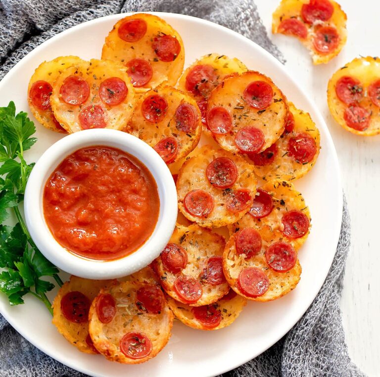 Air Fryer Pizza Chips