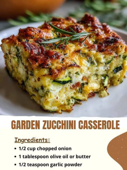 Garden Zucchini Casserole