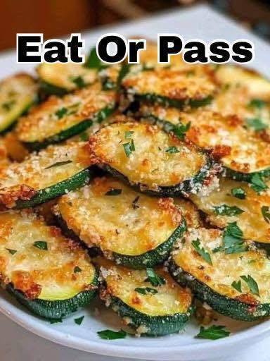 Crispy Parmesan Zucchini Rounds