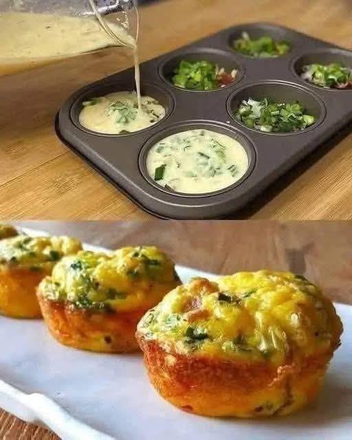 Easy 4-Ingredient Egg Muffins
