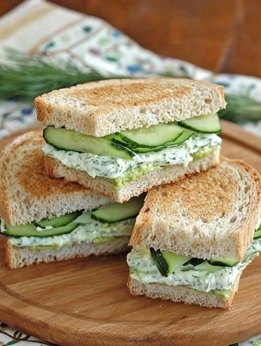 Homemade Cucumber Sandwiches