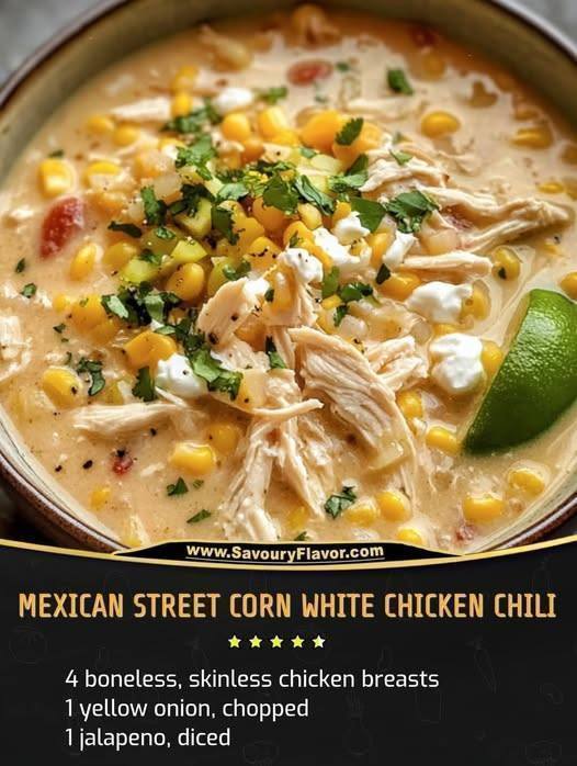 Mexican Street Corn White Chicken Chili