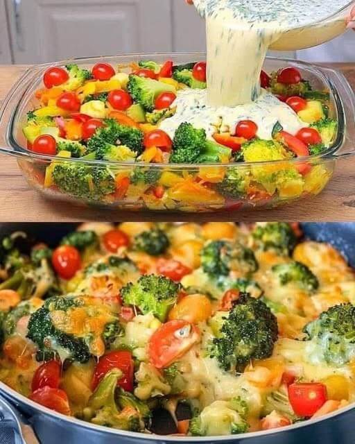 Low-Calorie Vegetable Casserole