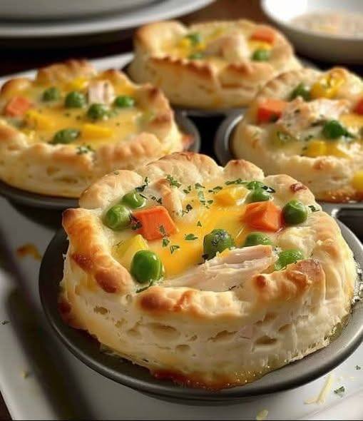 Mini Chicken Pot Pies Recipe